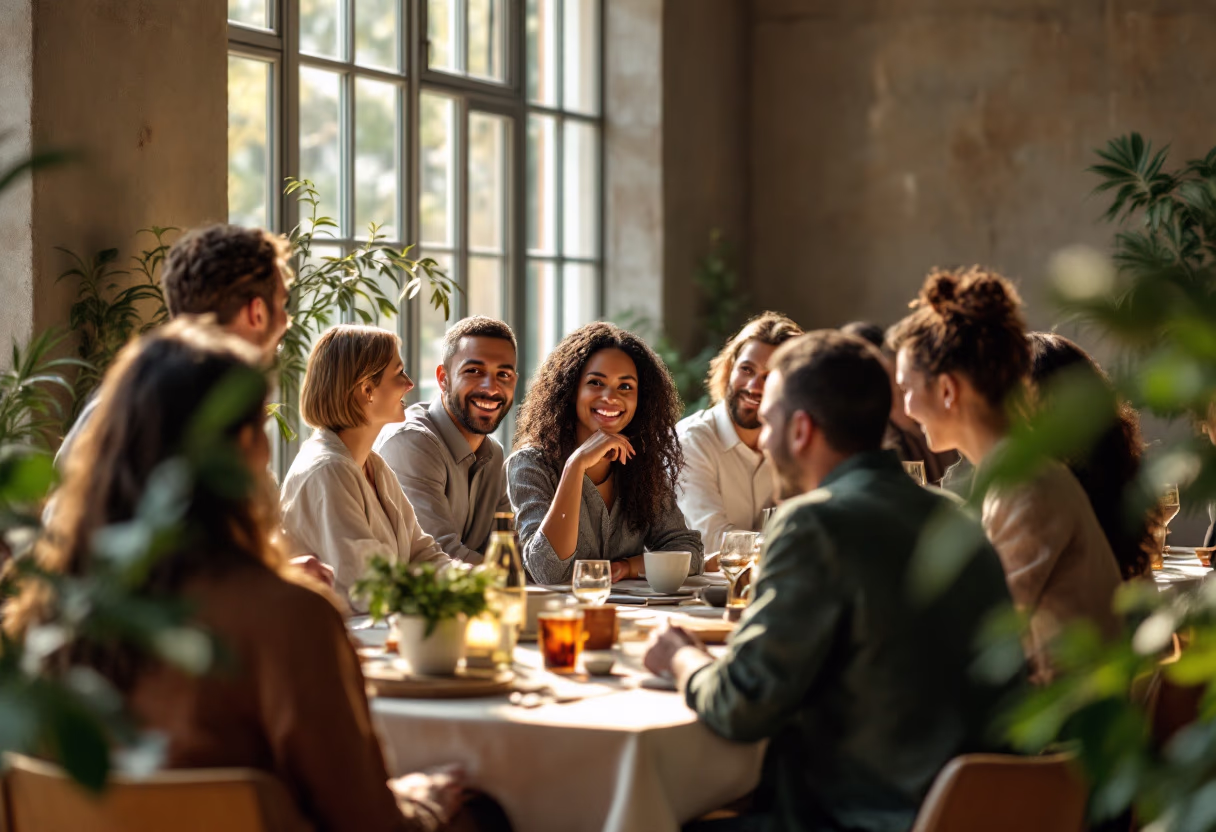 image of networking event attendees (for a legal tech)
