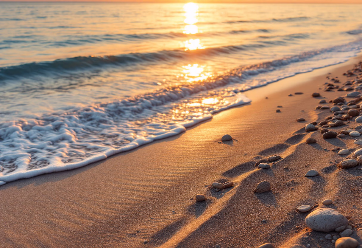 image of beach sunset (for a wedding planning service) [background image]